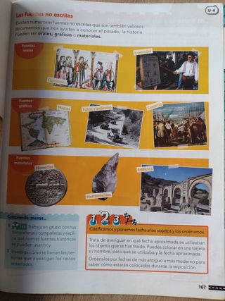 Libro Sociales 3° y 4° primaria Cencias. Anaya. 