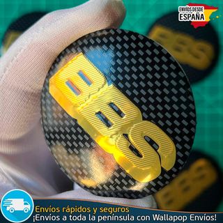 X4 Emblemas BBS 56mm Pegatinas Tapacubos Llantas