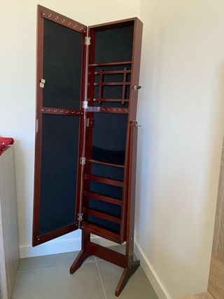 Mueble joiero con espejo