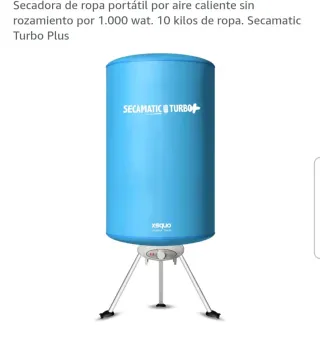 Secadora de ropa eléctrica XSQUO.