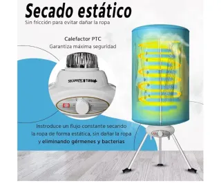 Secadora de ropa eléctrica XSQUO.