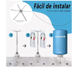Secadora de ropa eléctrica XSQUO.