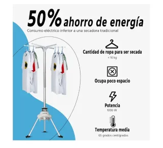 Secadora de ropa eléctrica XSQUO.