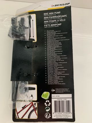 NUEVO Minibomba/inflador bicicleta Dunlop
