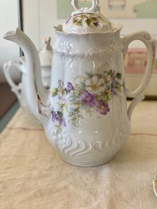 Juego té o café porcelana francesa