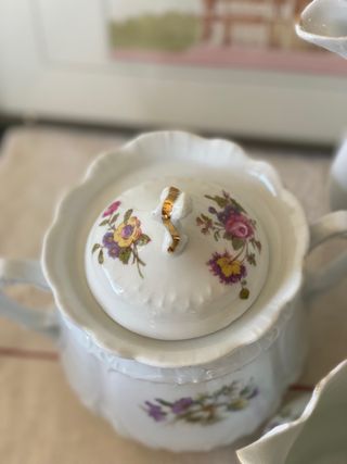 Juego té o café porcelana francesa