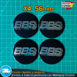 X4 Emblemas BBS 56mm Pegatinas Tapacubos Llantas