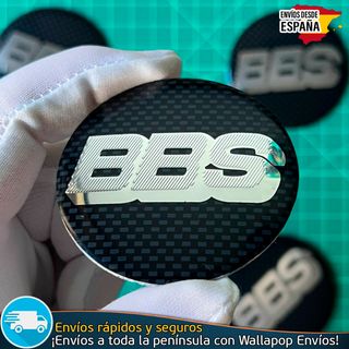 X4 Emblemas BBS 56mm Pegatinas Tapacubos Llantas