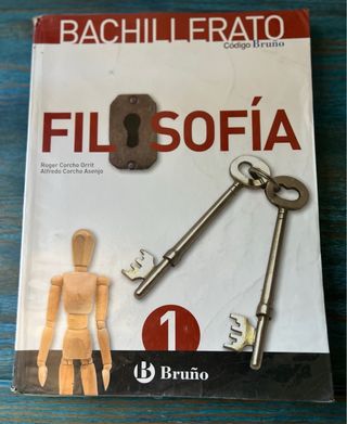 Libro Filosofía 1° Bachillerato edit Bruño