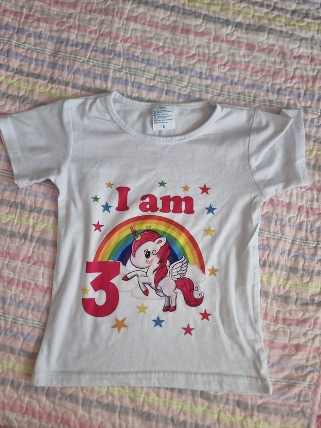 Camiseta cumpleaños "3 años"