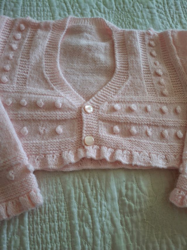 Chaqueta artesana niña talla 2-3 años