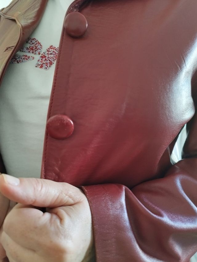 Cazadora Piel Mujer t42