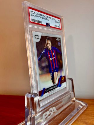 ⚽ Cromo SALMA PARALLUELO #51 👉 PSA 10