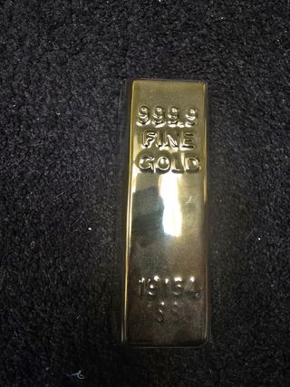 Salvadanaio Lingottto d'oro 