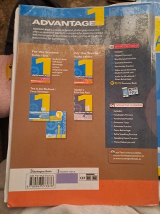 ADVANTAGE FOR BACHILLERATO 1. ST'S BOOK (2017)