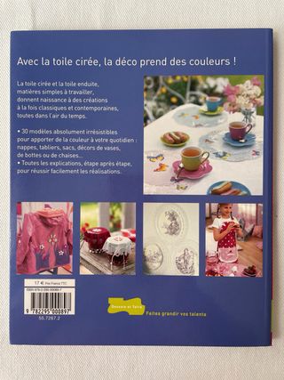 Libro de costura con tela hule