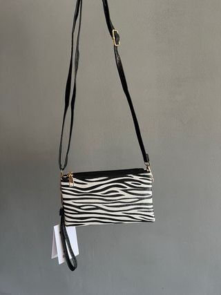 Bolso cartera estampado zebra (animal print)
