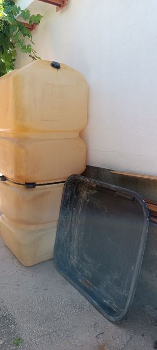 Caldera de gasoil+tubos (depósito+bandeja no disp)