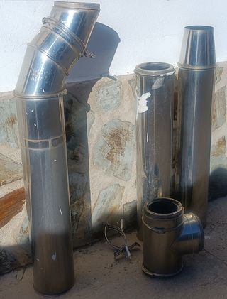 Caldera de gasoil+tubos (depósito+bandeja no disp)
