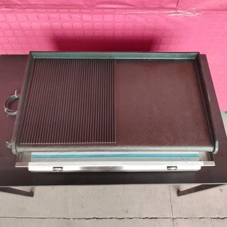 🥑GR🍈 Plancha Hierro Mitad Ranurada [70 cm]