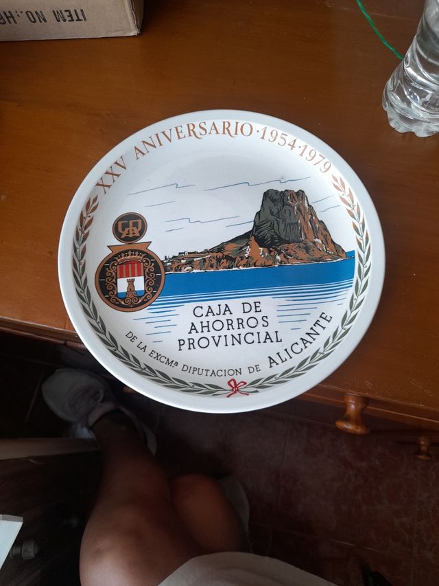 PLATO XXV aniverCAJA AHORROS PROVINCIAL