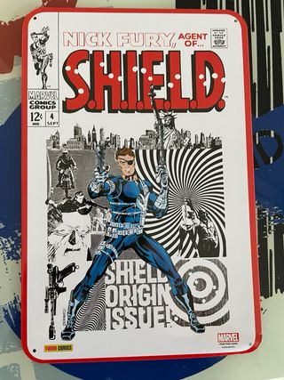 Targhe alluminio Marvel