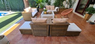 Conjunto terraza maisons du domonde