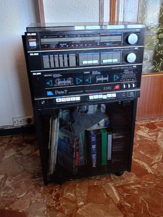 Tocadiscos con mini cadena completa Elbe