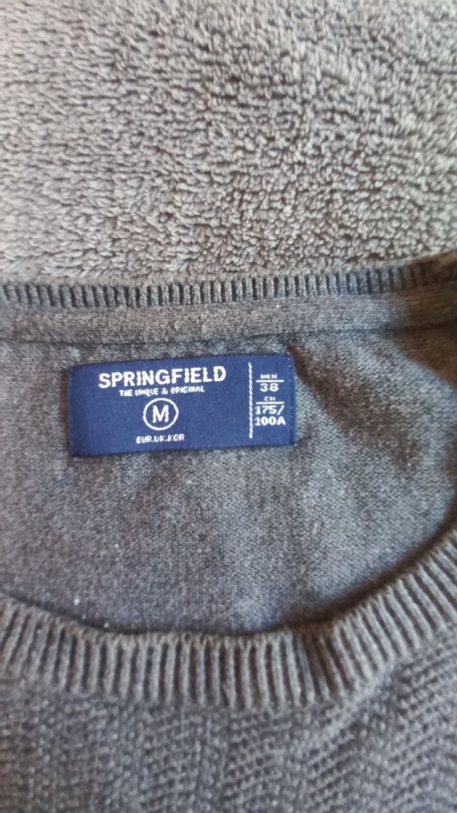 Jersey gris springfield talla M