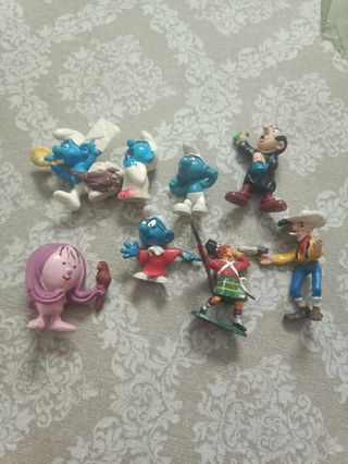Figuras de pitufos antiguas marca Peyo y comics 