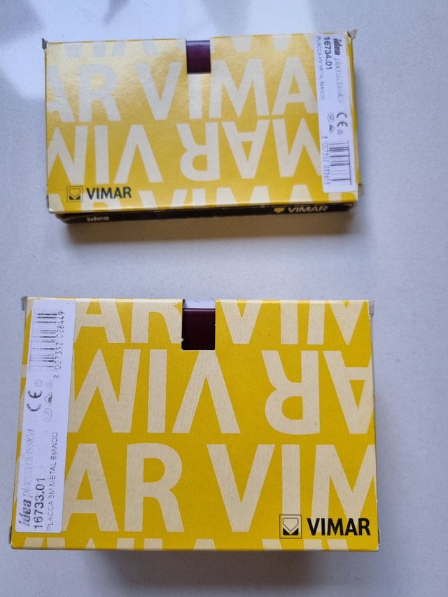 Placche Vimar in metallo colore