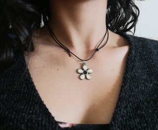Collana donna/ragazza con fiorellino