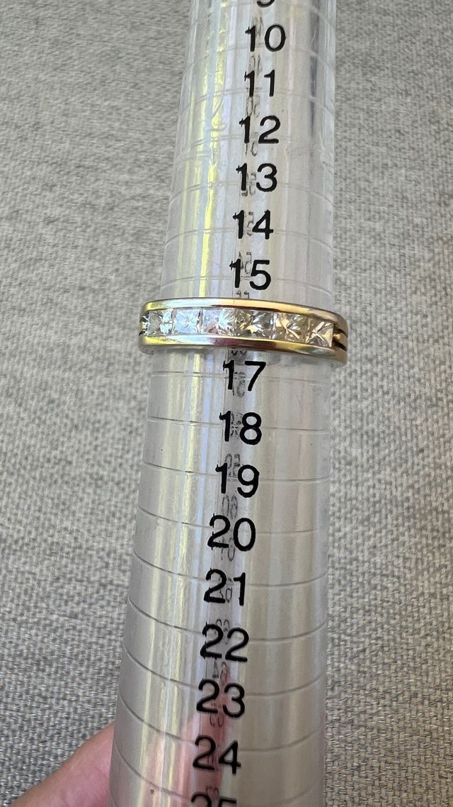 Alianza oro blanco/amarillo 750k