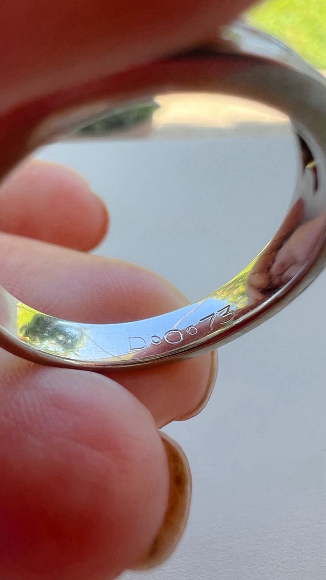 Alianza oro blanco/amarillo 750k