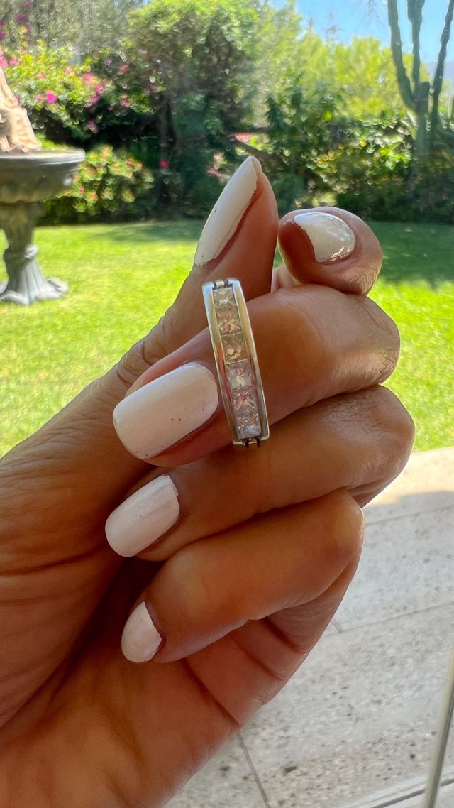 Alianza oro blanco/amarillo 750k