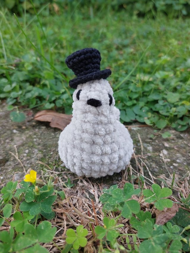 Piccione amigurumi