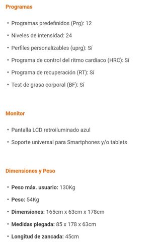 Eliptica bh easy flex