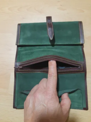 Joyero de viaje en tejido tipo piel