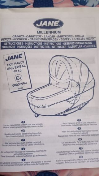Carrito + silla Jane con accesorios 