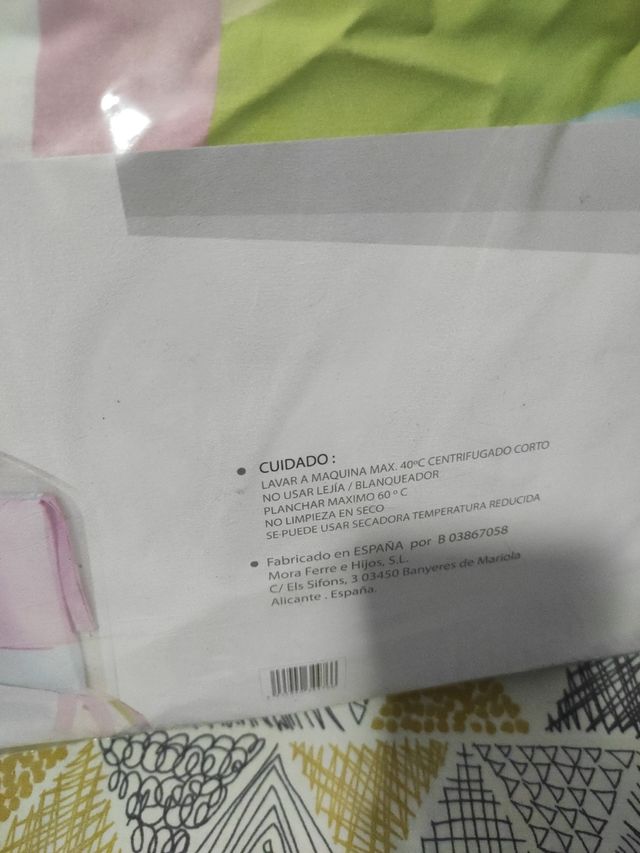 Juego de cuna con chichonera