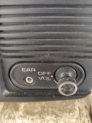 TV portátil antigua vintage