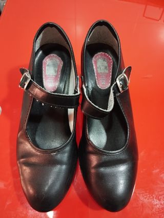 Zapato baile español, flamenco. Talla 32