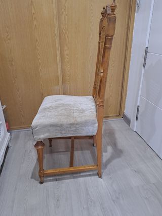 Sillas madera
