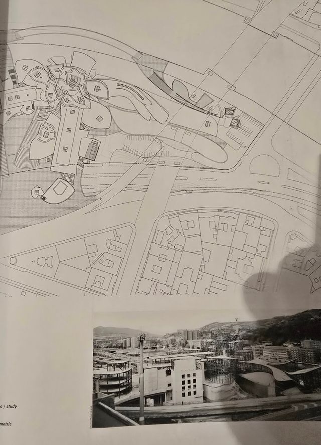 Planos Gughenheim de Frank Gehry Casabella 632