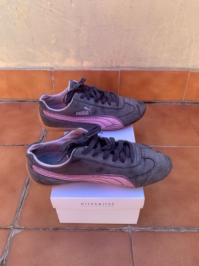 Zapatillas puma T39 gris ante