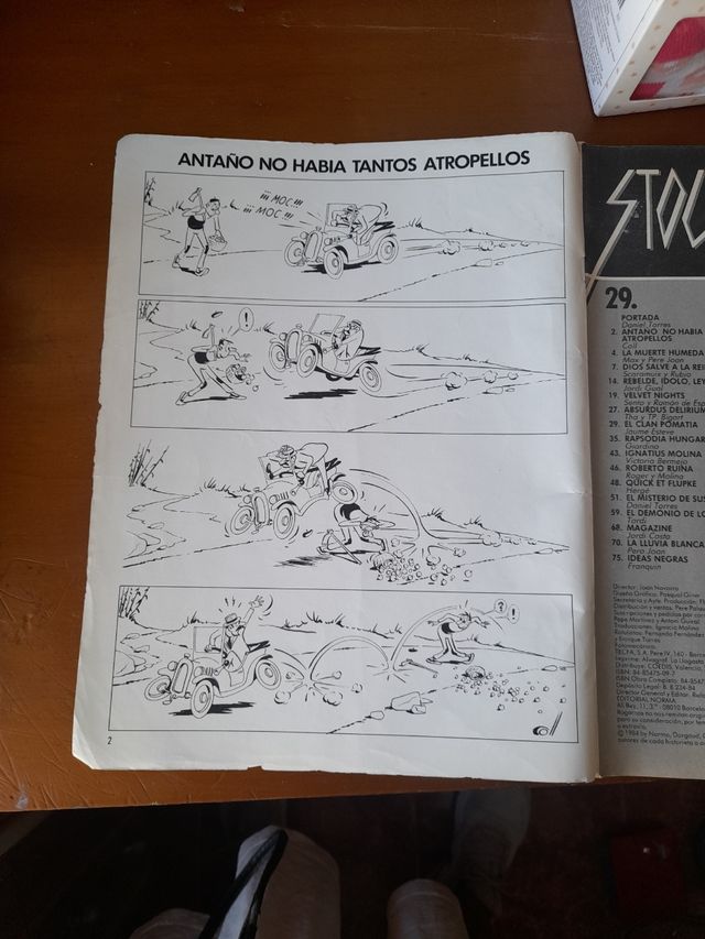 REVISTA EL CAIRO NUMERO 29  octubre 84 .