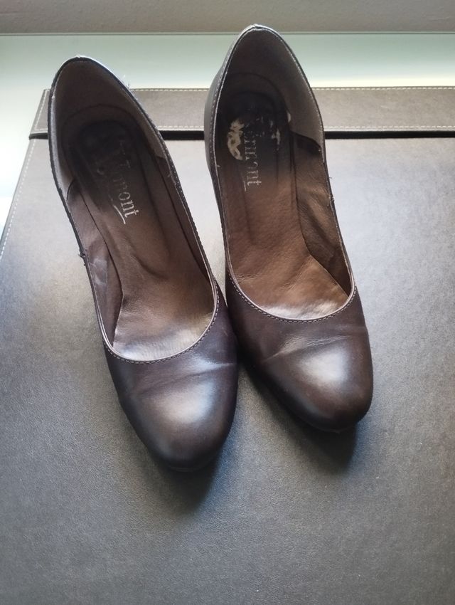 Zapatos salon marrón Vermont