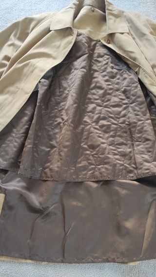 Gabardina marrón talla 40
