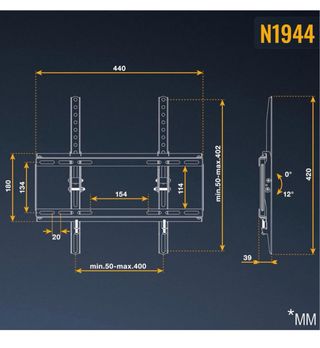 Soporte tv pared 32 - 65 pulgadas