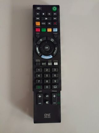 Mando a distancia One for all para TV Sony